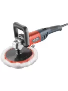 EXTOL PRMIUM sarok-polírozógép 180 mm 1100W, 1000-3000 ford/perc, papír doboz