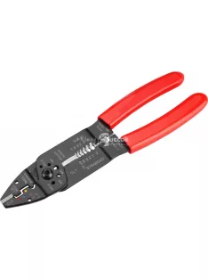   EXTOL PREMIUM érvéghüvely fogó (krimpelő), 1,0 - 2,5 mm2, vágási kapacitás: M 2,6-3,0-3,5-4,0-5,0, blankolás: 0,6-3,2mm, hossz: