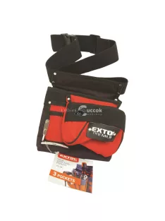   EXTOL PREMIUM szerszámtartó öv, 3+2 zseb, nylon szövet, műanyag csat