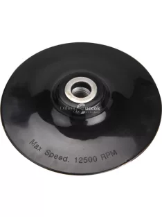   EXTOL CRAFT gumitányér sarokcsiszolóhoz; 125mm, M14, lágy, max. 12.500 ford./perc