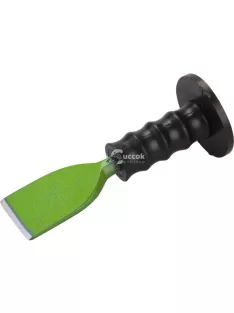   EXTOL CRAFT laposvéső, műanyag kézvédővel; 230mm, 57 mm széles vágóél (16 mm szár), edzett, hőkezelt szénacél