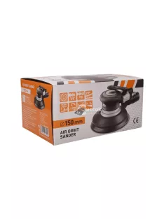   EXTOL PRMIUM pneumatikus rotációs csiszoló, 150mm, excentricitás: 5mm; 10.500 1/min, 150l/min, 6 Bar, 1/4' tömlőcsatlakozó, 0,96