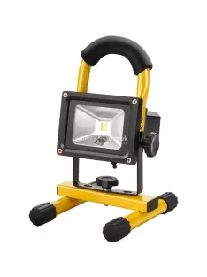   EXTOL LIGHT hordozható LED lámpa (reflektor), 10W, 800 lm; IP65, Li-ion akkus tölthető