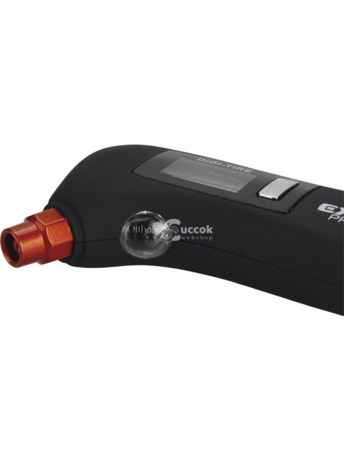 EXTOL PREMIUM nyomásmérő digitális, 5 az 1-ben autós funkció: nyomásmérő, fehér fény, vörös fény, üvegtörő, biztonsági öv átvágó