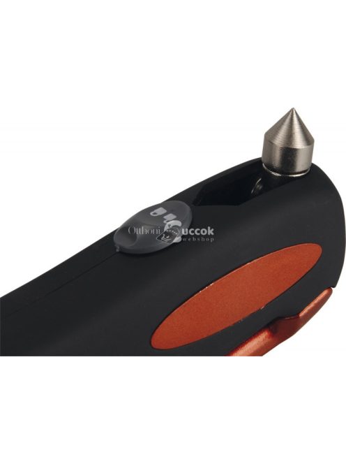 EXTOL PREMIUM nyomásmérő digitális, 5 az 1-ben autós funkció: nyomásmérő, fehér fény, vörös fény, üvegtörő, biztonsági öv átvágó