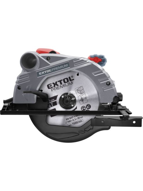 EXTOL PRMIUM kézi körfűrészgép, 1400W, 185 mm