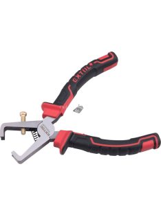   EXTOL PREMIUM blankoló fogó; 160mm, duál vörös/fekete TPR nyél, akasztós szerszámtartó