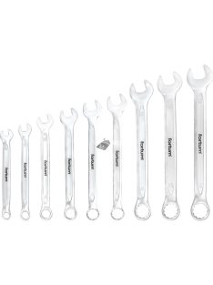   FORTUM csillag-villás kulcs klt. 9db, 6-19mm 61CrV5, mattkróm, vászon tok FORTUM