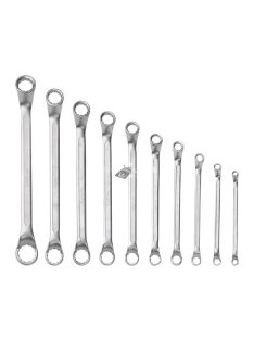   FORTUM csillagkulcs klt. 10db, 6-27mm 61CrV5 mattkróm; 6×7, 8×9, 10×11, 12×13, 14×15, 18×19, 20×22, 21×23, 24×27mm, vászon tok