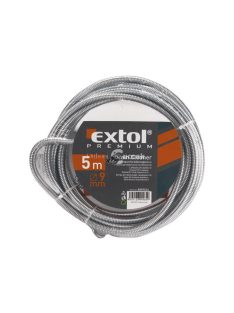   EXTOL PREMIUM lefolyócső tisztító, 15m, 9mm átmérő, kézi tekerővel, tisztító körömmel, (1,9mm drótból sodorva)