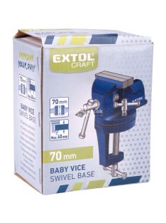  EXTOL CRAFT mini satu, forgatható; 70 mm, asztalra rögzíthető