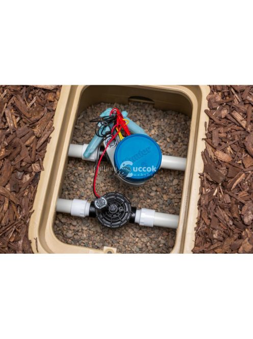 Hunter Bluetooth vezérlő NODE-BT-100 - elemes, PGV101G-B BSP mágnesszeleppel, 1 körös, kültéri, okos öntözőrendszer