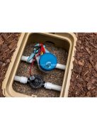 Hunter Bluetooth vezérlő NODE-BT-100 - elemes, PGV101G-B BSP mágnesszeleppel, 1 körös, kültéri, okos öntözőrendszer