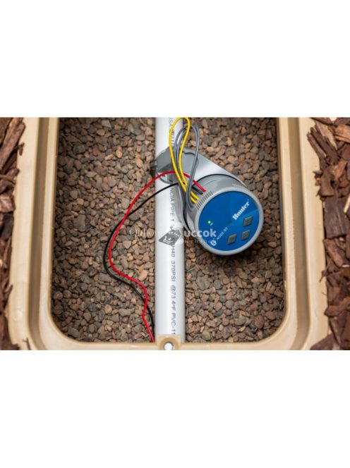 Hunter Bluetooth vezérlő NODE-BT-100 - elemes, PGV101G-B BSP mágnesszeleppel, 1 körös, kültéri, okos öntözőrendszer