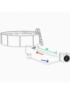 Fairland EraSpa Mini SHP03 hőszivattyú medencéhez, 3.5 kW teljesítményű