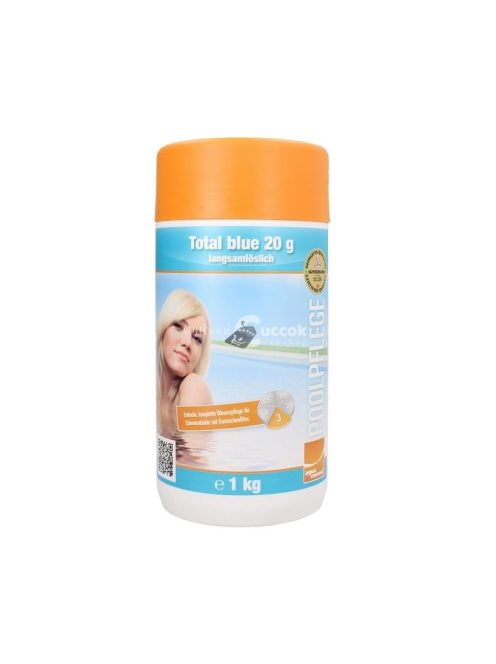 Aqua Perfect Total Blue (20 gr) 1kg, 3in1 multi tabletta - tisztító és ápoló termék a víztisztításhoz