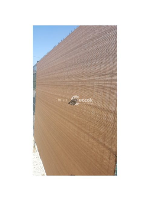 Medencefedő háló kerítésre, BROWNTEX 2x50m barna 90% árnyékolás
