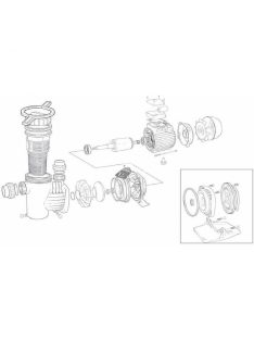   Winner 150M medence szivattyú, 230V, 1.5 HP, 21m3/h - Erős teljesítményű medence szivattyú, Winner márkával, 150M modell