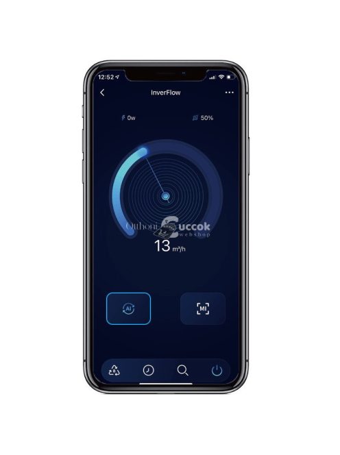 InverPro Wifi IP20 medence szivattyú, 230V, 6-20.5m3/h, inverteres technológiával