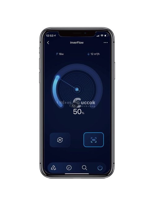 InverPro Wifi IP20 medence szivattyú, 230V, 6-20.5m3/h, inverteres technológiával