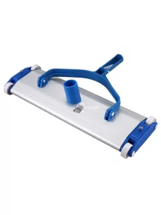   Alumínium medence porszívófej, 45 cm, ezüst-kék színben, kézi használatra