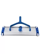 Alumínium medence porszívófej, 45 cm, ezüst-kék színben, kézi használatra