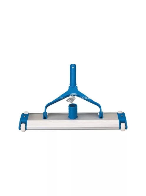 Alumínium medence porszívófej, 45 cm, ezüst-kék színben, kézi használatra