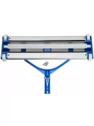 Alumínium medence porszívófej, 45 cm, ezüst-kék színben, kézi használatra