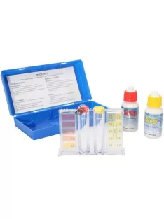   Folyadékos pH / Cl / Br Vízteszt Készlet - Vízelemző, 3 paraméteres - könnyedén ellenőrizheted a víz minőségét!