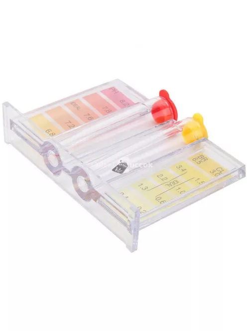 Folyadékos pH / Cl / Br Vízteszt Készlet - Vízelemző, 3 paraméteres - könnyedén ellenőrizheted a víz minőségét!