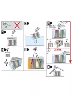   Medence tesztelő PT300 vízanalizátor, tablettás, pH / H2O2 / PHMB szintmérővé változott