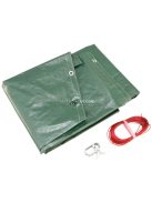 Téli védőtakaró, Supreme PE, ovális medencékhez, 4.5 x 9.0 m, zöld, fémpalástosított