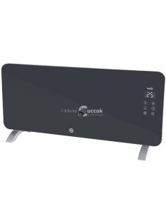   FK 430 WIFI Smart elektromos hősugárzó, álló/fali kivitel, 1000/2000 W, IPX4, Wifi kapcsolat, fekete színű