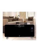 FK 430 WIFI Smart elektromos hősugárzó, álló/fali kivitel, 1000/2000 W, IPX4, Wifi kapcsolat, fekete színű