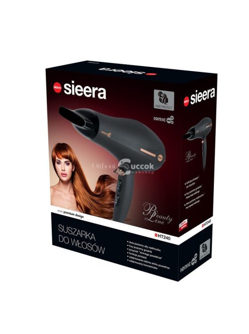 2200W ELDOM HT240 hajszárító ionizációval - professzionális szárítás, gyors hajformázás, védelem a hajnak