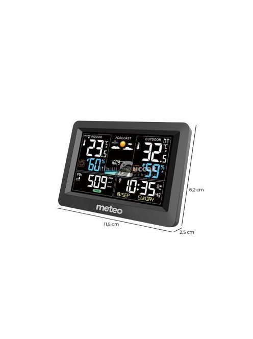 Időjárásállomás CO2 mérés funkcióval METEO SP105