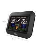 Időjárásállomás METEO SP80T - időjárás előrejelzés, hőmérséklet, páratartalom, szélsebesség, esőmennyiség mérés.