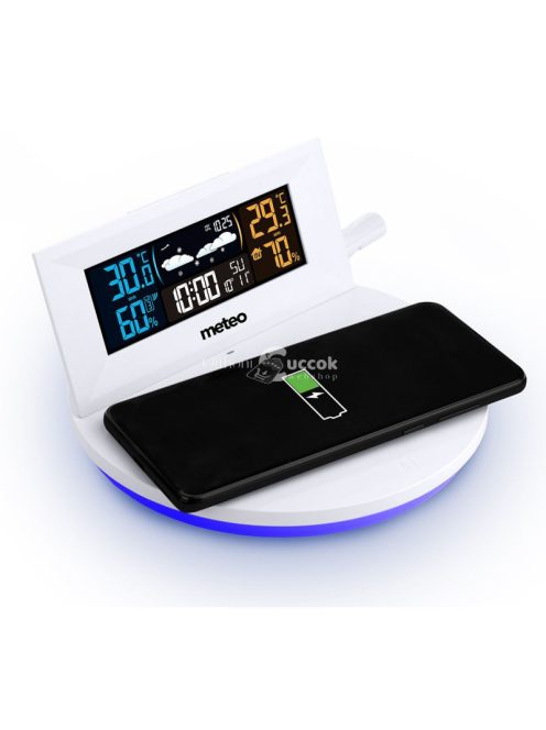 Időjárás állomás gyors vezeték nélküli töltővel Meteo SP94