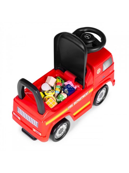 MERCEDES autó, tologató autó, tűzoltó autó - gyerekeknek - játék - jármű - autómodell