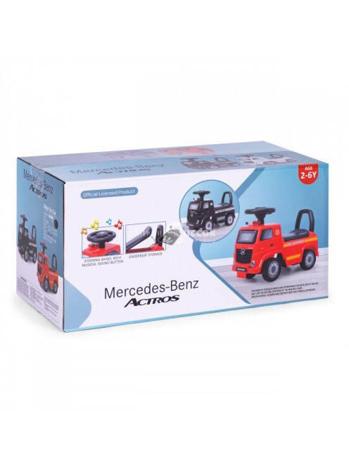 MERCEDES autó, tologató autó, tűzoltó autó - gyerekeknek - játék - jármű - autómodell