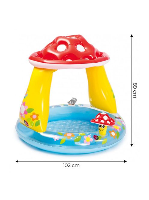 Babafürdő felfújható gombás tetővel Intex 57114