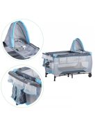 Utazóágy pelenkázó asztallal Ecotoys - utazóágy, pelenkázó asztal, Ecotoys, gyerek utazás, praktikus pelenkázás