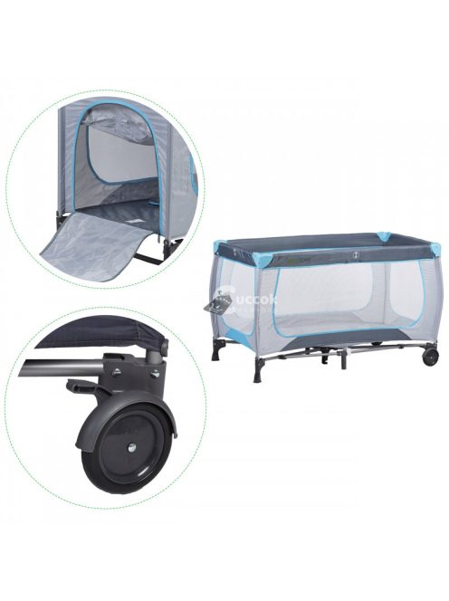 Utazóágy pelenkázó asztallal Ecotoys - utazóágy, pelenkázó asztal, Ecotoys, gyerek utazás, praktikus pelenkázás