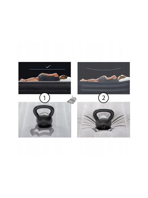 Nagy felfújható matrac elektromos pumpával INTEX 64779 ingyen