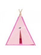 Indián tipi sátor, rózsaszín wigwam gyerekeknek, játéksátor - outdoor, beltéri, gyermek játék, táborozás