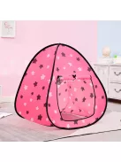 Rózsaszín sátorház csillagokkal lányoknak - gyerekeknek - rózsaszín - csillagos - lány - sátor - ház