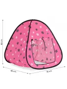 Rózsaszín sátorház csillagokkal lányoknak - gyerekeknek - rózsaszín - csillagos - lány - sátor - ház