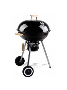   Kerti grill fedéllel és kerekekkel - BBQ sütő kerti partikhoz, grillezéshez, piknikezéshez.