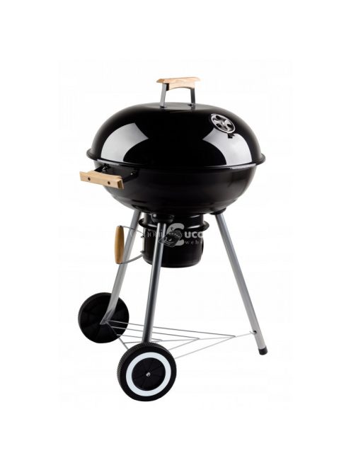 Kerti grill fedéllel és kerekekkel - BBQ sütő kerti partikhoz, grillezéshez, piknikezéshez.