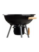 Kerti grill fedéllel és kerekekkel - BBQ sütő kerti partikhoz, grillezéshez, piknikezéshez.